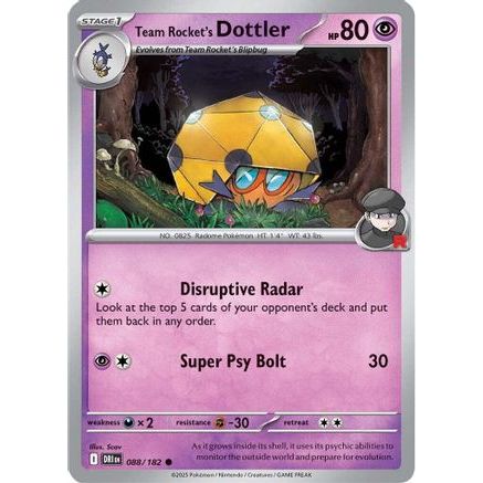 Team Rocket's Dottler 88 - SV10 Destined Rivals