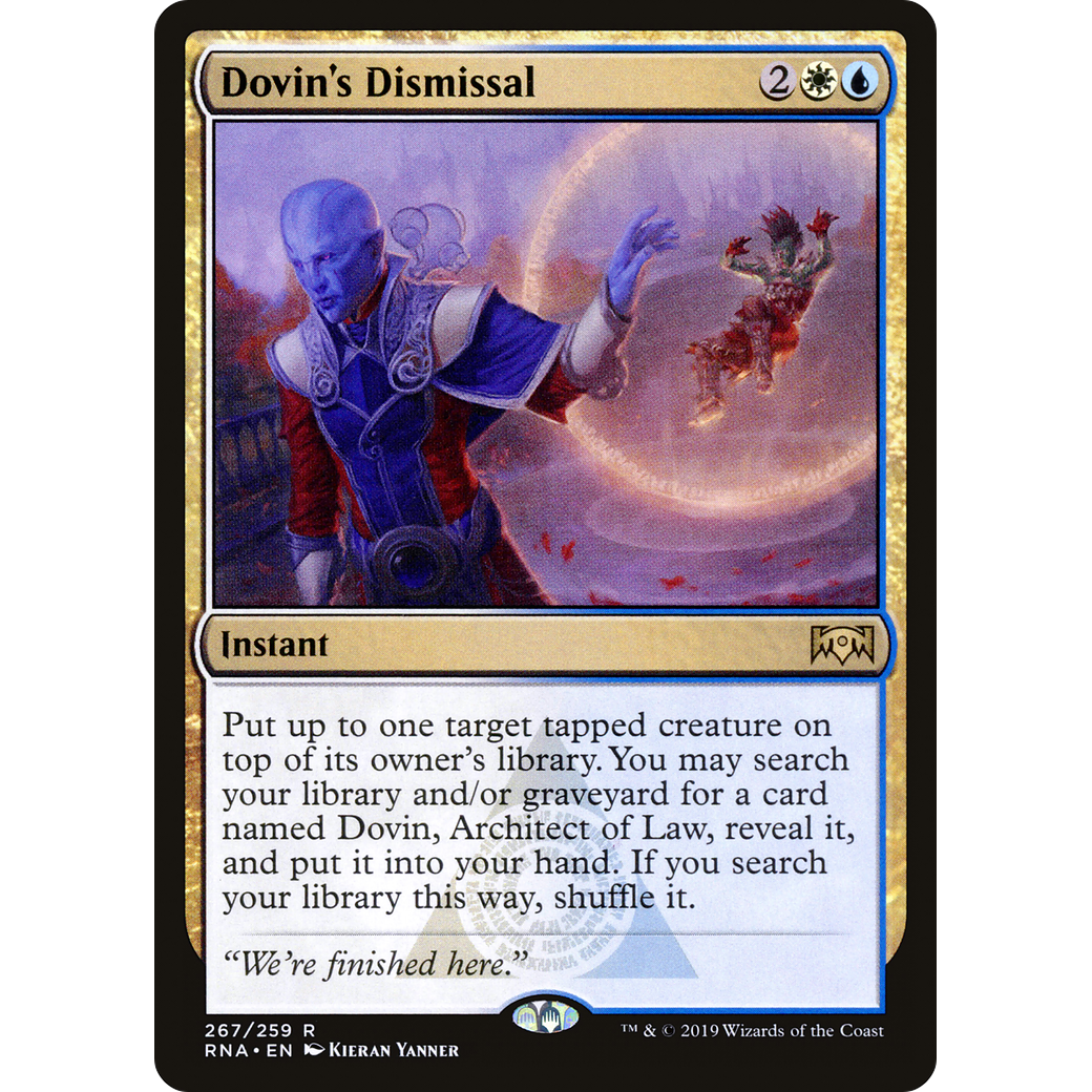 Dovin's Dismissal (RNA-267) - Ravnica Allegiance