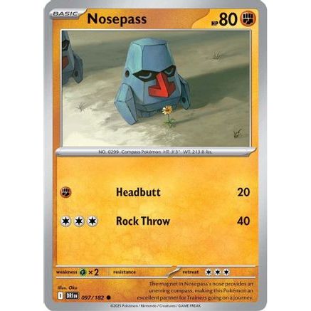 Nosepass 97 - SV10 Destined Rivals Reverse Holofoil