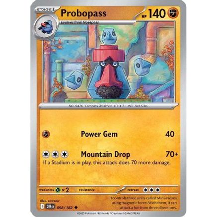 Probopass 98 - SV10 Destined Rivals Reverse Holofoil