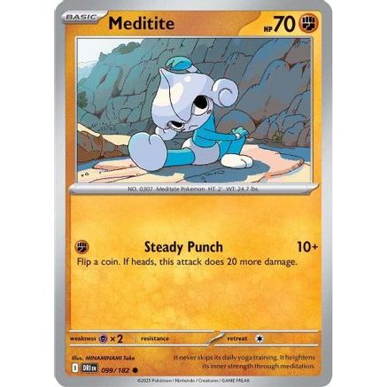 Meditite 99 - SV10 Destined Rivals Reverse Holofoil