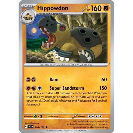 Hippowdon 106 - SV10 Destined Rivals