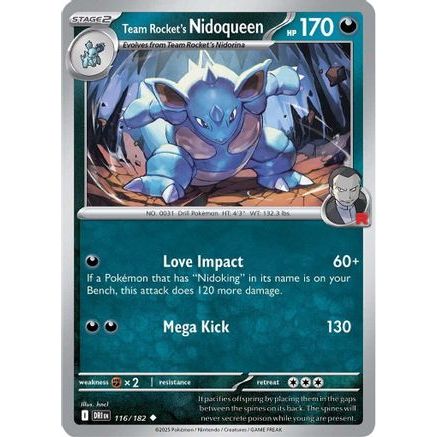 Team Rocket's Nidoqueen 116 - SV10 Destined Rivals