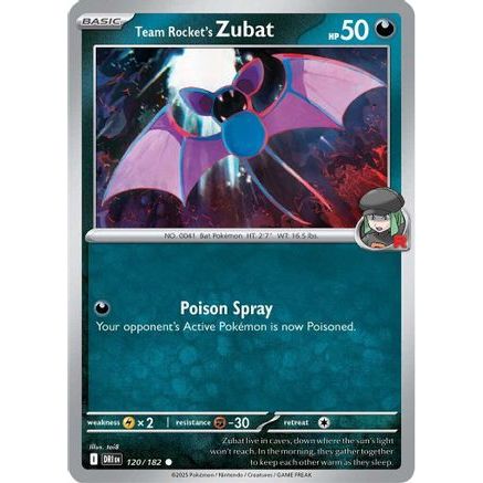 Team Rocket's Zubat 120 - SV10 Destined Rivals