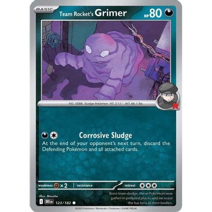 Team Rocket's Grimer 123 - SV10 Destined Rivals Reverse Holofoil