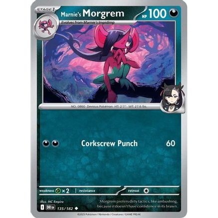 Marnie's Morgrem 135 - SV10 Destined Rivals Reverse Holofoil