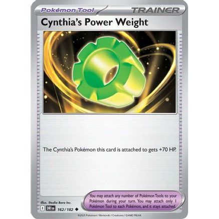 Cynthia's Power Weight 162 - SV10 Destined Rivals Reverse Holofoil