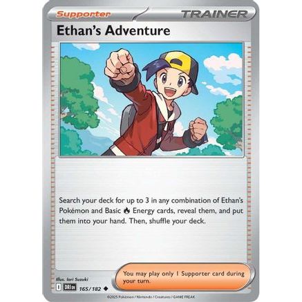 Ethan's Adventure - 165/182 165 - SV10 Destined Rivals Reverse Holofoil