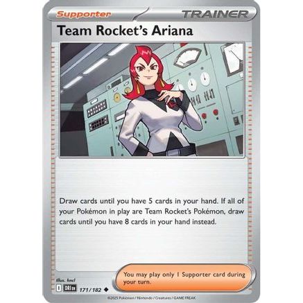 Team Rocket's Ariana - 171/182 171 - SV10 Destined Rivals Reverse Holofoil