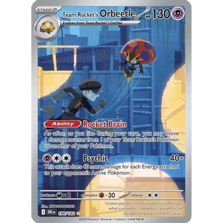 Team Rocket's Orbeetle - 198/182 198 - SV10 Destined Rivals Holofoil