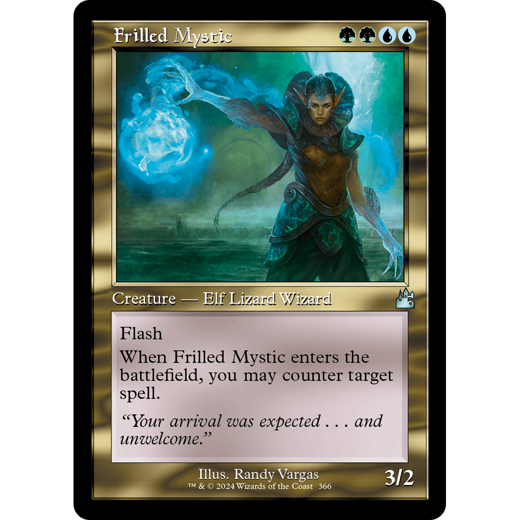Frilled Mystic (RVR-366) - Ravnica Remastered Foil
