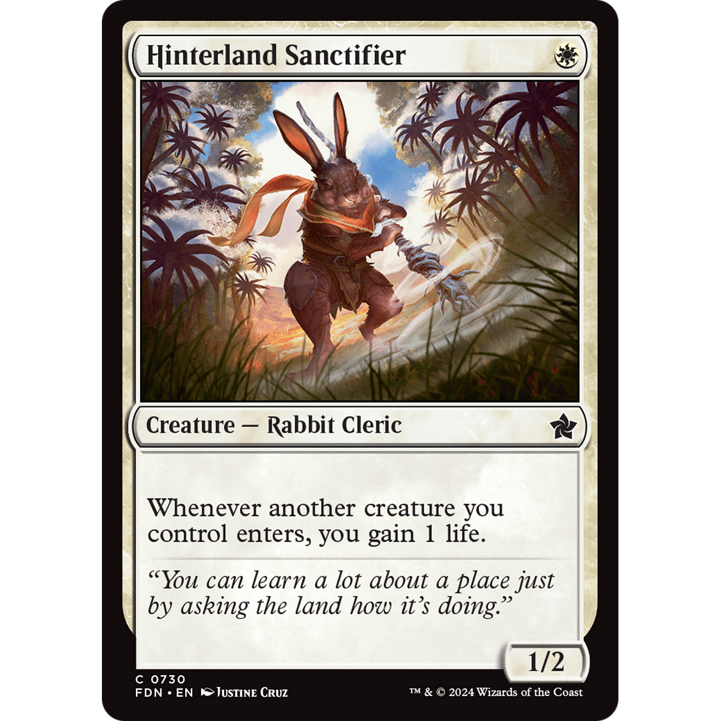 Hinterland Sanctifier (FDN-730) - Foundations Foil