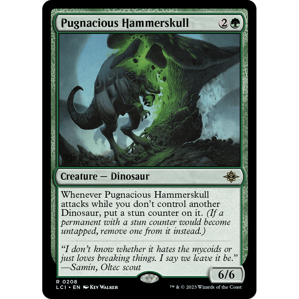 Pugnacious Hammerskull (LCI-208) - The Lost Caverns of Ixalan