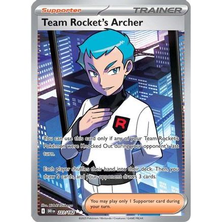 Team Rocket's Archer - 223/182 223 - SV10 Destined Rivals Holofoil