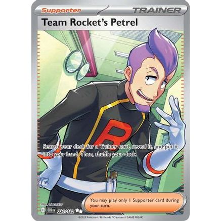 Team Rocket's Petrel - 226/182 226 - SV10 Destined Rivals Holofoil