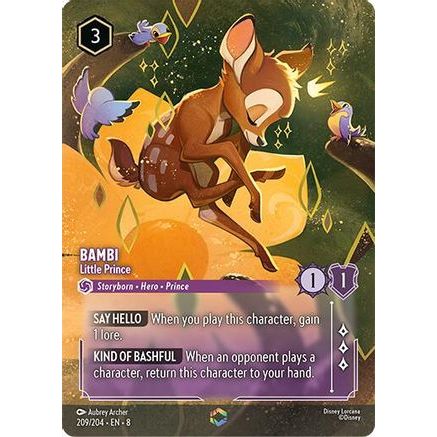 Bambi - Little Prince (Enchanted) (209/204) - Reign of Jafar Holofoil