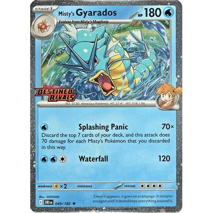 Misty's Gyarados (Prerelease) 49 - SV10 Destined Rivals Holofoil