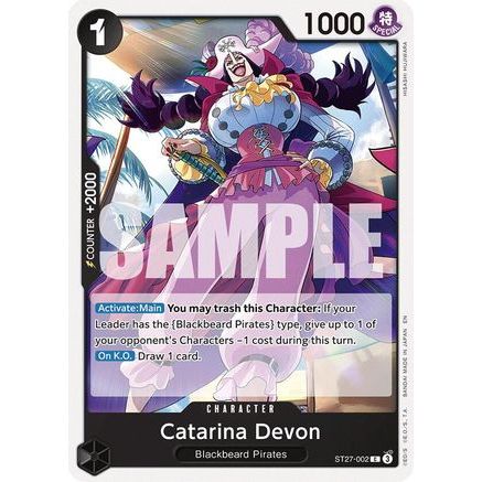 Catarina Devon (ST27-002) - Starter Deck 27: BLACK Marshall.D.Teach