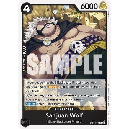 Sanjuan.Wolf (ST27-004) - Starter Deck 27: BLACK Marshall.D.Teach