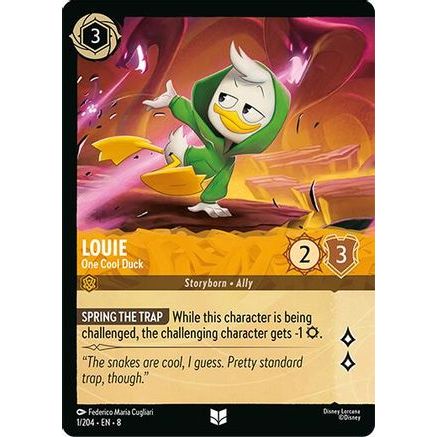 Louie - One Cool Duck (Foil) (1/204) - Reign of Jafar Cold Foil
