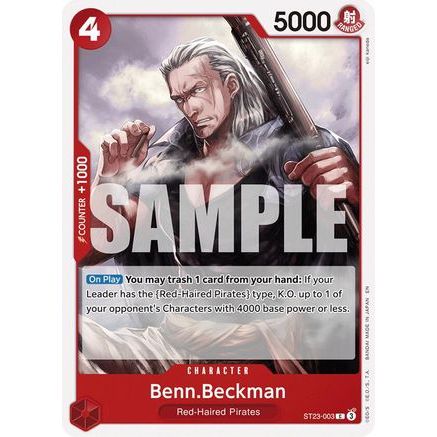 Benn.Beckman (ST23-003) - Starter Deck 23: RED Shanks