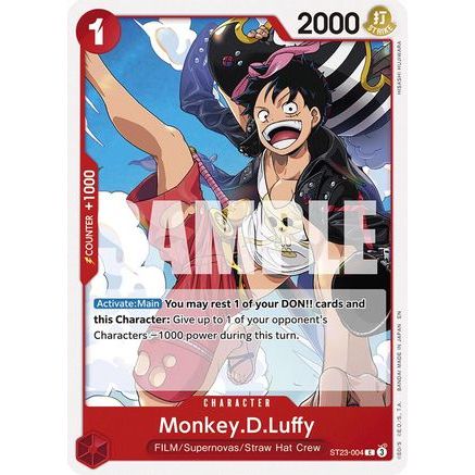 Monkey.D.Luffy (ST23-004) - Starter Deck 23: RED Shanks