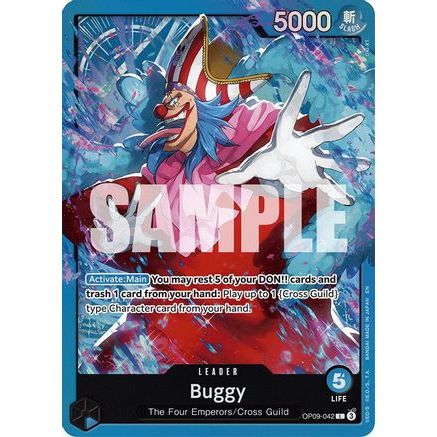 Buggy (OP09-042) (OP09-042) - Starter Deck 25: BLUE Buggy Foil