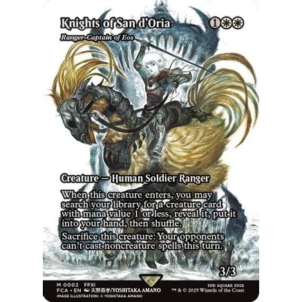 Knights of San d'Oria - Ranger-Captain of Eos (Showcase) (FCA-002) - FINAL FANTASY: Through the Ages Foil
