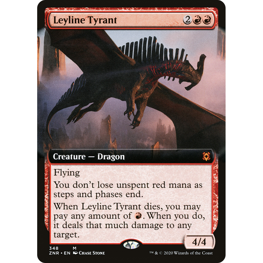 Leyline Tyrant (Extended Art) (ZNR-348) - Zendikar Rising: (Extended Art)