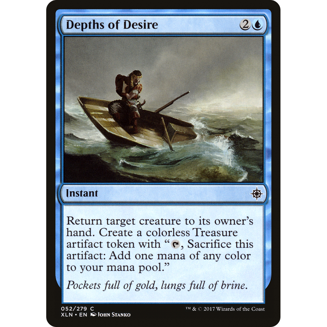 Depths of Desire (XLN-052) - Ixalan Foil
