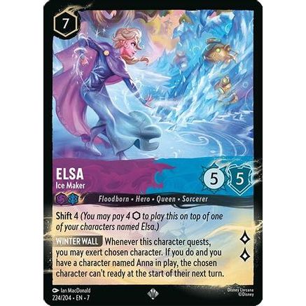 Elsa - Ice Maker (224/204) - Illumineers Quest Palace Heist Cold Foil