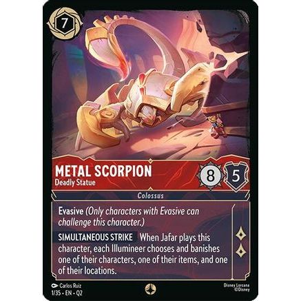 Metal Scorpion - Deadly Statue (1/35) - Illumineers Quest Palace Heist