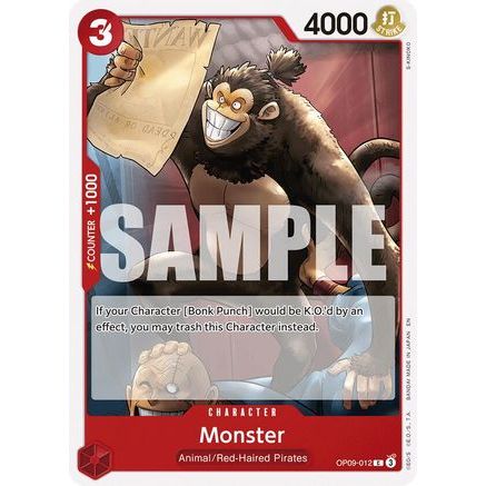 Monster (Reprint) (OP09-012) - Starter Deck 23: RED Shanks