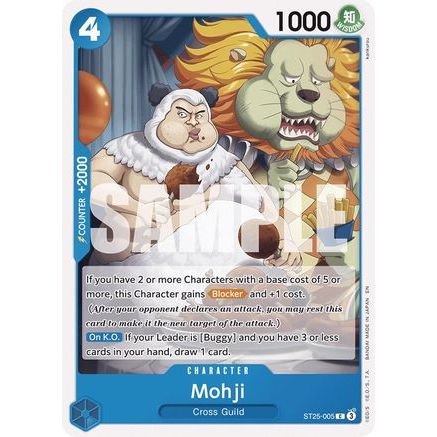 Mohji (ST25-005) - Starter Deck 25: BLUE Buggy