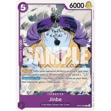 Jinbe (Reprint) (OP05-066) - Starter Deck 26: PURPLE/BLACK Monkey.D.Luffy