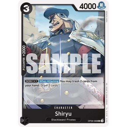 Shiryu (Reprint) (OP09-088) - Starter Deck 27: BLACK Marshall.D.Teach