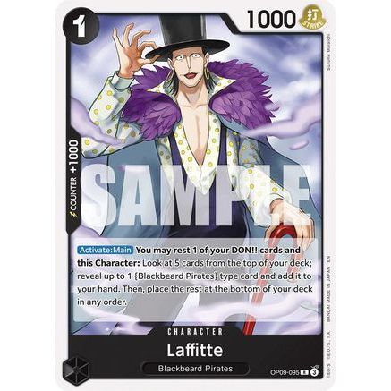 Laffitte (Reprint) (OP09-095) - Starter Deck 27: BLACK Marshall.D.Teach