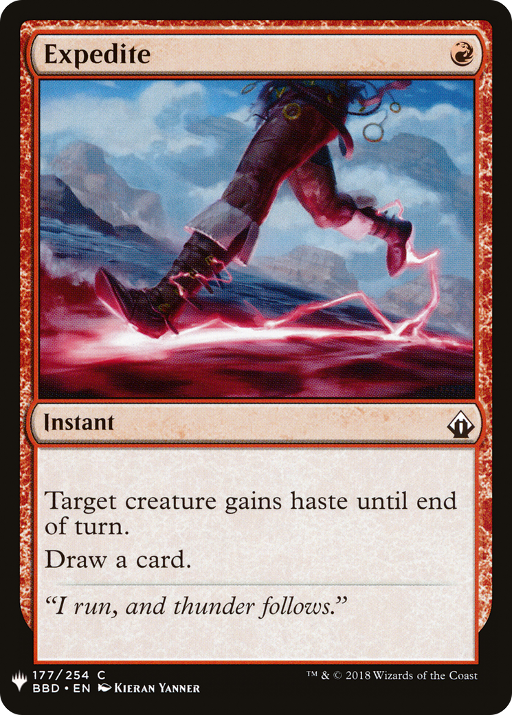 Expedite (BBD) (LIST-177) - The List