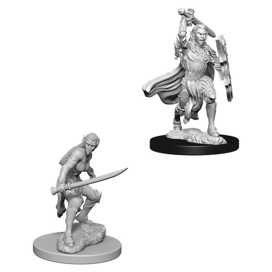 Female Elf Fighter Miniatures