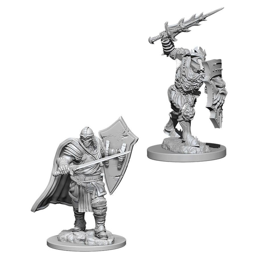 W06 Death Knight and Helmed Horror Miniatures