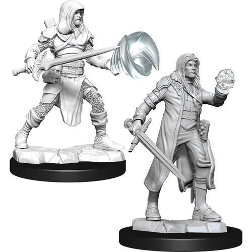 W13 Male Multiclass Fighter-Wizard Miniatures