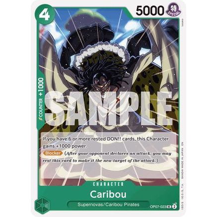 Caribou (Reprint) (OP07-023) - Starter Deck 24: GREEN Jewelry Bonney