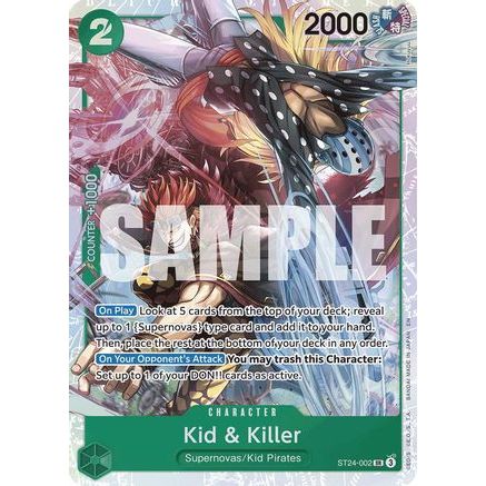 Kid & Killer (ST24-002) - Starter Deck 24: GREEN Jewelry Bonney Foil