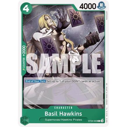 Basil Hawkins (ST24-003) - Starter Deck 24: GREEN Jewelry Bonney