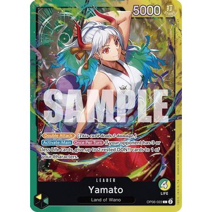 Yamato (OP06-022) (OP06-022) - Starter Deck 28: GREEN/YELLOW Yamato Foil