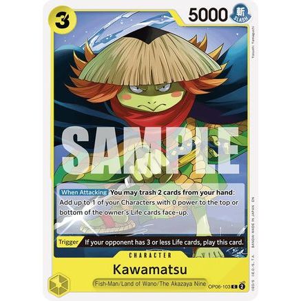 Kawamatsu (Reprint) (OP06-103) - Starter Deck 28: GREEN/YELLOW Yamato