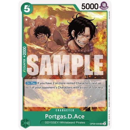 Portgas.D.Ace (Reprint) (OP09-035) - Starter Deck 28: GREEN/YELLOW Yamato