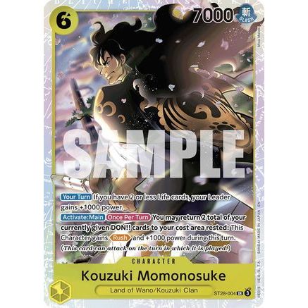 Kouzuki Momonosuke (ST28-004) - Starter Deck 28: GREEN/YELLOW Yamato Foil