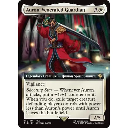 Auron, Venerated Guardian (Extended Art) (FIC-130) - Commander: FINAL FANTASY