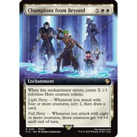 Champions from Beyond (Extended Art) (FIC-101) - Commander: FINAL FANTASY Foil